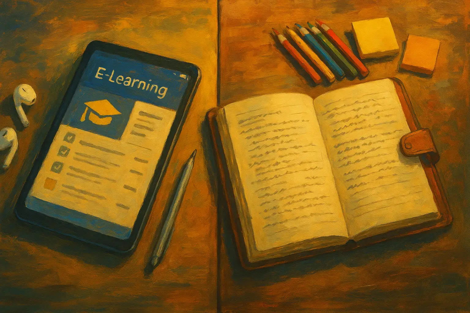 Tablet se zápisníkem 